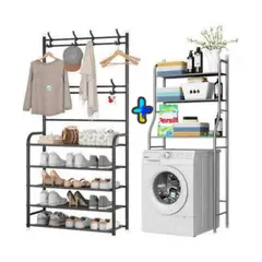 GENERICO - Organizador lavanderia Zapatero con perchero
