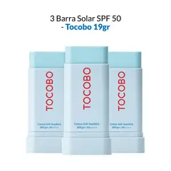 TOCOBO - 3 Cootton Barra Solar SPF 50 - 19gr