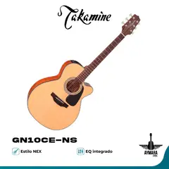TAKAMINE - GN10CE-NS GUITARRA ELECTROACUSTICA DE METAL CW