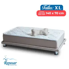 REPOSAR EL DESCANSO IDEAL - Cama Mascota PREMIUM duo XL color Beige My Pet