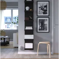 VENTITAS HOME - Librero Estante Michael Negro