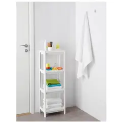 VENTITAS HOME - Estante Industrial para Baño Macarena Blanco
