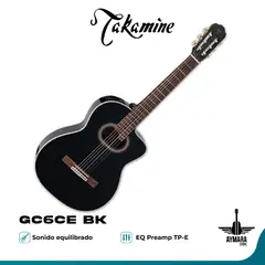 TAKAMINE - GC6CE BK GUITARRA EA NYLON