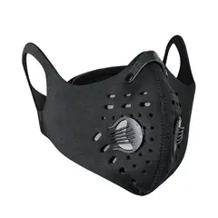 GENERICO - Mascarilla Deportiva Negra - Sport Mask Black - Genieka