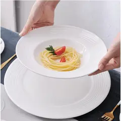 CORONA - 6 PLATOS DE SITIO DE PORCELANA MARCA