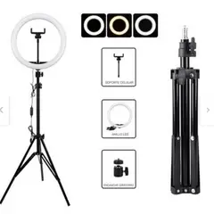 GENERICO - Aro luz led anillo 26 Cm Fotografia + Tripode