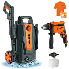 TRUPER - Hidrolavadora portátil 1500PSI Taladro 1/2" 600w Regalo
