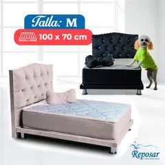 REPOSAR EL DESCANSO IDEAL - Cama Mascota PREMIUM trio M color Beige My Pet