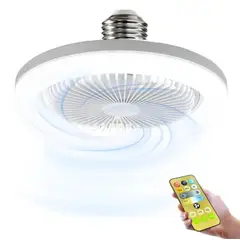 GENERICO - Foco Ventilador LED Ahorrador de 30W Control de Comedor Dormitorio