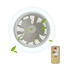 GENERICO - Ventilador & Foco LED 2 en 1 Multifuncion con giro 180° 3 Tonalidades