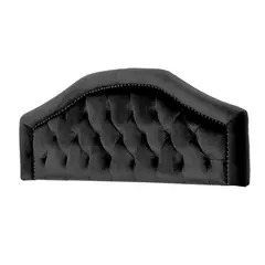 MAVISAC - Cabecera Reina Plaza Queen Color Gris - Ultracuero