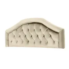 MAVISAC - Cabecera Reina Plaza King Color Marfil - Ultra Cuero