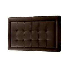MAVISAC - Cabecera Square Dos Plazas Color Chocolate - Ultracuero