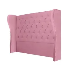 MAVISAC - Cabecera Safiro Plaza Queen Color Rosado - Tela