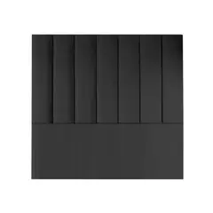 MAVISAC - Cabecera Tosco Plaza Queen Color Gris - Ultracuero