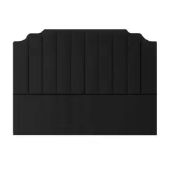 MAVISAC - Cabecera 24KF Plaza Queen Color Negro - Ultracuero