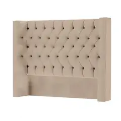 MAVISAC - Cabecera Knightsbridge Dos Plazas Color Beige - Tela