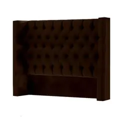 MAVISAC - Cabecera Knightsbridge Plaza King Color Chocolate - Tela