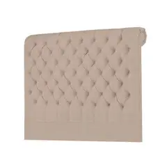 MAVISAC - Cabecera Linen Plaza y Media Color Beige - Ultracuero