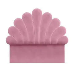 MAVISAC - Cabecera Emily Plaza King Color Rosado - Tela