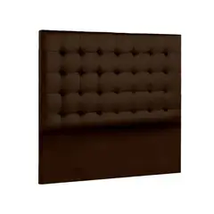 MAVISAC - Cabecera Hades Plaza Queen Color Chocolate - Ultracuero
