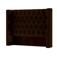 MAVISAC - Cabecera Knightsbridge Plaza y Media Color Chocolate - Ultracuero