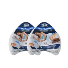 GENERICO - 2 almohadas ergonómicas viscoelástica para las piernas y rodillas