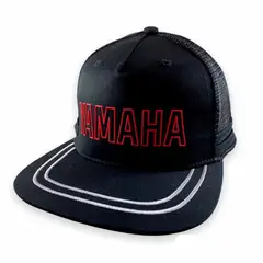 GENERICO - Gorra Yamaha Original Snapback con Malla Moto R6 R3 Grizzly Negro