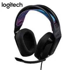 LOGITECH - Audifonos gamer G335 con microfono cableado negro 981-000977