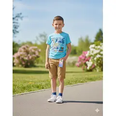 GENERICO - Short para niño demin