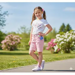 GENERICO - Short para niña demin