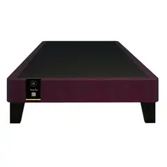 BARAKA HOME - Base De Cama Europea Carintia 1.5 Plz - Púrpura