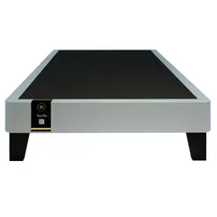 BARAKA HOME - Base De Cama Europea Carintia 1.5 Plz -Gris Claro