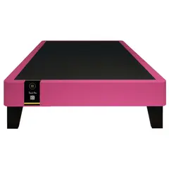 BARAKA HOME - Base De Cama Europea Carintia 1.5 Plz - Fucsia
