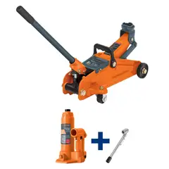 TRUPER - Gata lagarto caimán 2TN gata botella 2TN medidor de aire