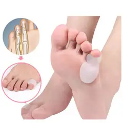 GENERICO - Corrector Ortopédico de Silicona para Pies Separador de Dedo Pequeño