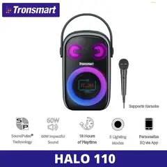 TRONSMART - Parlante Halo 110 Bluetooth Karaoke No Halo 100