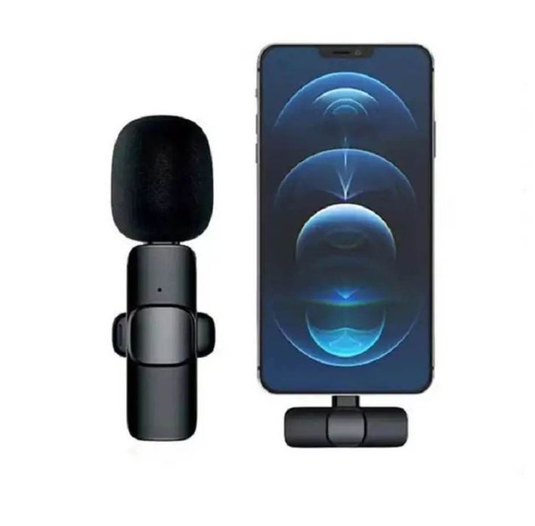 Microfono Inalambrico Solapero Pechero Celular Tipo C Videos Tiktok
