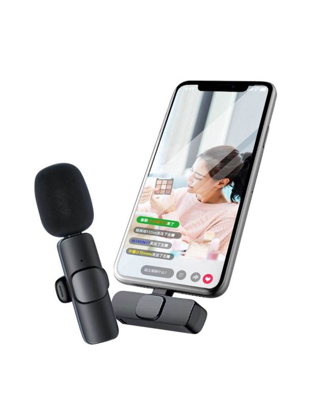 Microfono Inalambrico Solapero Pechero Celular para Iphone Apple