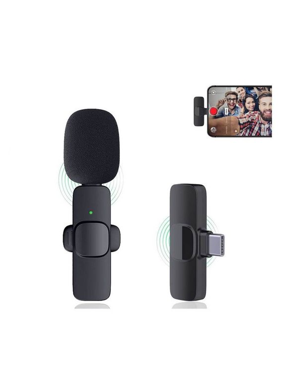 Microfono para Celular de entrada Iphone y Tipo C Inalambrico
