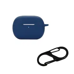 GENERICO - Case ó Funda para Buds 4 pro - Azul Marino