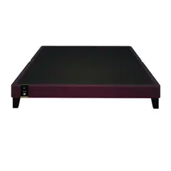 BARAKA HOME - Base De Cama Europeo Carintia King Europeo 2.00 x 2.00 - Púrpura