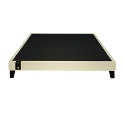 BARAKA HOME - Base De Cama Europea Carintia King Americano 1.98 x 2.03 - Ivory
