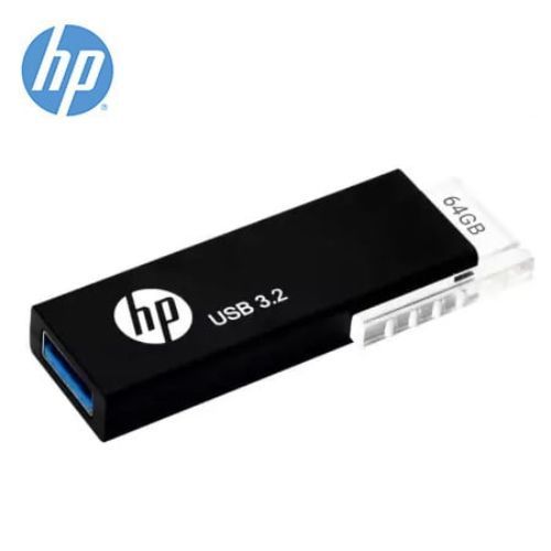 MEMORIA USB 3.1 X718W 64GB BLACK (HPFD718W-64)