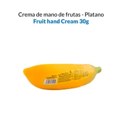GENERICO - Crema de mano de frutas - Plátano