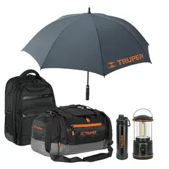 TRUPER - Mochila Maleta deportiva viaje accesorios camping