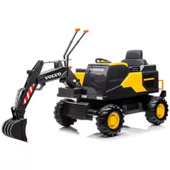VOLVO - Camion a Bateria Con Brazo Excavador Manual Para niños