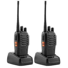 OEM - Kit Completo 2 Walkie Talkie Radio Transceptor 16Canales