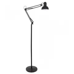 OEM - Lampara de Oficina Articulado de 170cm con Base para Piso - Negro