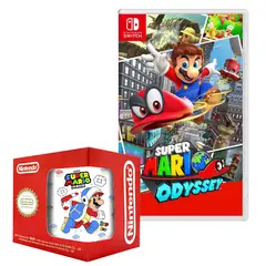 NINTENDO - Super mario odyssey switch + taza